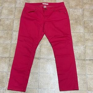 No Boundaries Vibrant Pink Pants Stretch Size 17